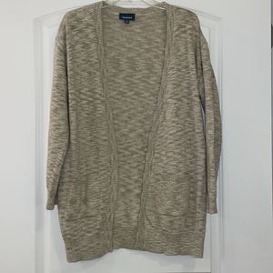 ModCloth Oatmeal Royal Monk Cardigan Sweater Size Medium